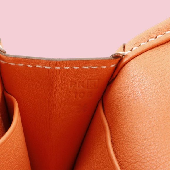 SOLD - Hermès Jige Duo Wallet Clutch in Swift Leather - Picture 4 of 7